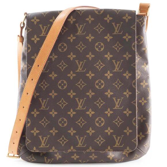 Louis Vuitton Handbags - LOUIS VUITTON Brown Monogram Canvas Shoulder Bag